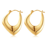 Gold Hoop Earrings for Women,14K Gold Plated Lightweight Gold Hoop Earrings for Women Trendy Fashion Jewelry