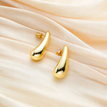 goldenen Chunky Earrings for Women,14K goldenen Plated Small Teardrop Earrings for Women Lightweight Statement goldenen Earrings for Women Trendy goldenen Jewelry for Women Gifts for Women
