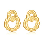 golden Statement Earrings for Women 14K golden Plated Dangle Earrings for Women golden Chunky Earrings for Women Trendy Big golden Earrings Chunky golden Earrings for Women golden Jewelry for Women Gifts