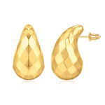 goldenen Teardrop Earrings Dupes for Women, 14K goldenen Tear Drop Earrings for Women Chunky goldenen Earrings for Women goldenen Tear Drop Earrings for Women Earrings Trendy Jewelry for Women Gifts