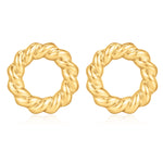 Chunky golden Earrings for Women, 14K golden Plated Earrings Dangle Earrings for Women Trendy golden Hoop Earrings Chunky Earrings for Women Rope Drop Dangle Earrings Jewelry for Women