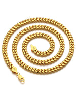 Waitsoul 925 Sterling Silver Cuban Chain Lobster Clasp 7/8/10mm Silver/Gold Over Cuban Link Curb Chain Necklace for Men Women Diamond Cut 16-30 Inches