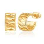 Gold Hoop Earrings for Women,14K Gold Plated Lightweight Gold Hoop Earrings for Women Trendy Fashion Jewelry