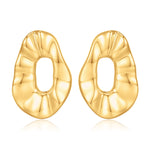 Chunky golden Earrings for Women, 14K golden Plated Earrings golden Chunky Earrings for Women Dangle Earrings Statement Earrings for Women Chunky golden Earrings Jewelry for Women Trendy Gifts