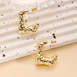 goldenen Chunky Earrings for Women,14K goldenen Plated Irregularly goldenen Chunky Earrings for Women Lightweight Statement goldenen Earrings for Women Trendy goldenen Jewelry for Women Gifts for Women