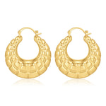 Chunky goldenen Hoop Earrings for Women, 14K goldenen Plated Statement Earrings for Women Large goldenen Chunky Earrings Hypoallergenic Lightweight Big Thick Chunky goldenen Earrings for Women Trendy Jewelry