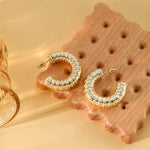 Women's earrings large earrings Women's hypoallergenic lightweight thick earrings Women's luxury fashion jewelry Valentine's Day gift