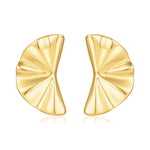 Chunky golden Earrings for Women, 14K golden Plated Statement Earrings for Women Large Stud golden Chunky Earrings Hypoallergenic Lightweight Symmetry Big Thick golden Earrings for Women Trendy Jewelry