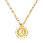 LUXEJEW Initial Necklaces for Men Women Dainty Letter Pendant Initial Necklace Mens Chain Necklace Mens Jewelry