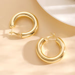 Women's circular earrings Fashion retro earrings Simple luxury popular earrings Women's jewelry gifts Daily dating holiday accessories
