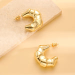 Chunky goldenen Hoop Earrings for Women 14K goldenen Plated Hoop Earrings Hypoallergenic goldenen Chunky Hoop Earrings for Women Earrings Thick goldenen Hoop Earrings for Women goldenen Jewelry for Women