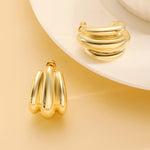 goldenen Chunky Hoop Earrings for Women 14K goldenen Plated Hoop Earrings Hypoallergenic Chunky goldenen Hoop Earrings for Women Earrings Thick goldenen Hoop Earrings for Women goldenen Jewelry for Women