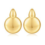 golden Statement Earrings for Women 14K golden Plated Big Disc Drop Dangle Earrings for Women golden Chunky Earrings for Women Chunky golden Earrings for Women golden Jewelry for Women Gifts