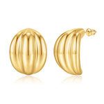 golden Chunky Hoop Earrings for Women 14K golden Plated Hoop Earrings Hypoallergenic Chunky golden Hoop Earrings for Women Earrings Thick golden Hoop Earrings for Women golden Jewelry for Women