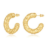 golden Chunky Hoop Earrings for Women 14K golden Plated Hoop Earrings Hypoallergenic Chunky golden Hoop Earrings for Women Earrings Thick golden Hoop Earrings for Women golden Jewelry for Women