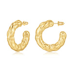 golden Chunky Hoop Earrings for Women 14K golden Plated Hoop Earrings Hypoallergenic Chunky golden Hoop Earrings for Women Earrings Thick golden Hoop Earrings for Women golden Jewelry for Women
