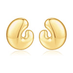 Chunky goldenen Hoop Earrings for Women, 14K goldenen Plated Statement Earrings for Women Large Thick goldenen Hoop Hypoallergenic Lightweight Non Tarnish goldenen Chunky Hoops Earrings for Women Trendy Jewelry