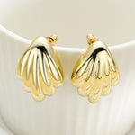 Women's commuting daily popular earrings; Simple and thick women's earrings; Women's fashion jewelry gift