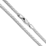 Men's Popcorn Coreana Chain Necklace, 2.5mm Men's and Women's Silver Plated Necklace, Unisex Style for Men Women, Versatile Necklace for Dates, Holidays, and Events, Perfect as a Valentine's Day Gift