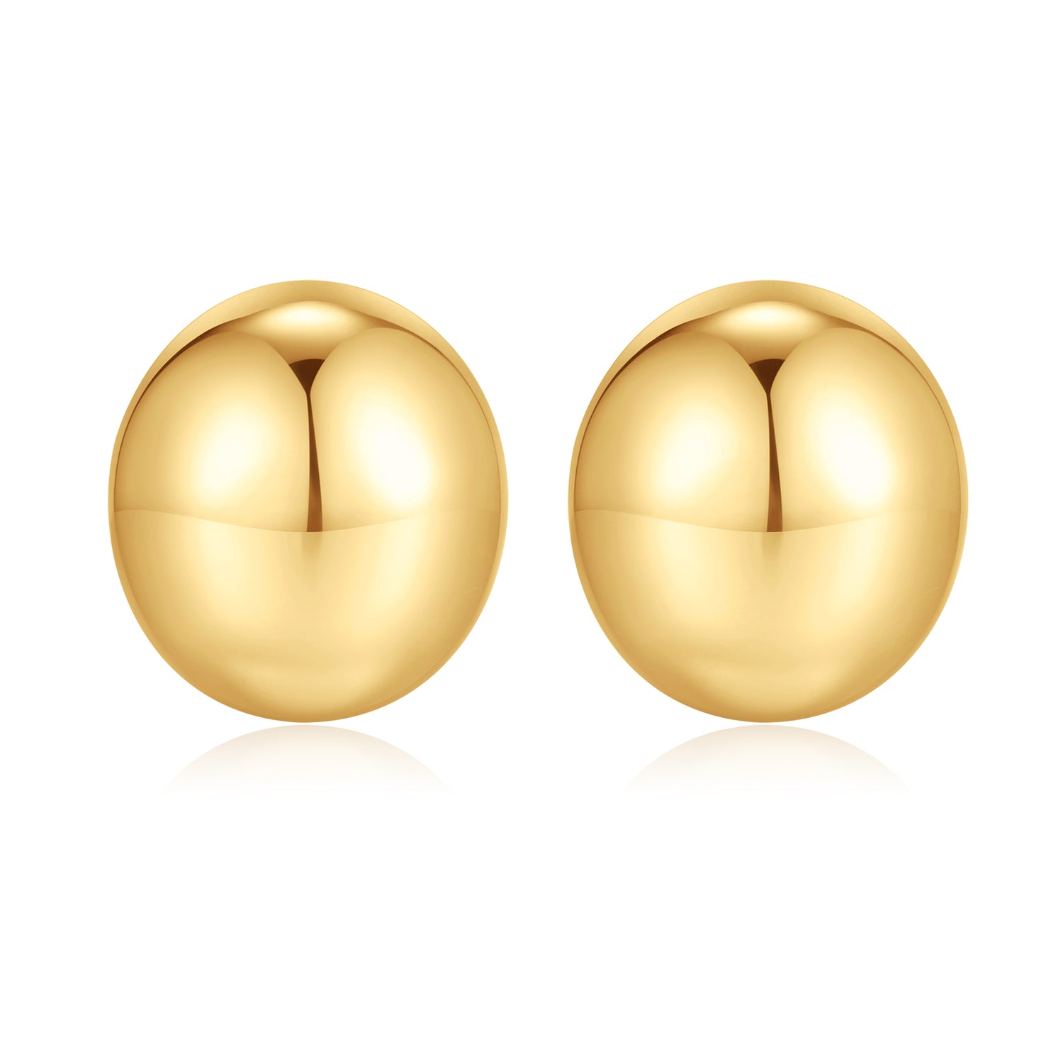 Chunky golden Earrings for Women, Oval Earrings golden Statement Earrings for Women Trendy golden Chunky Earrings for Women Hypoallergenic Lightweight Earrings golden Jewelry Gift for Women