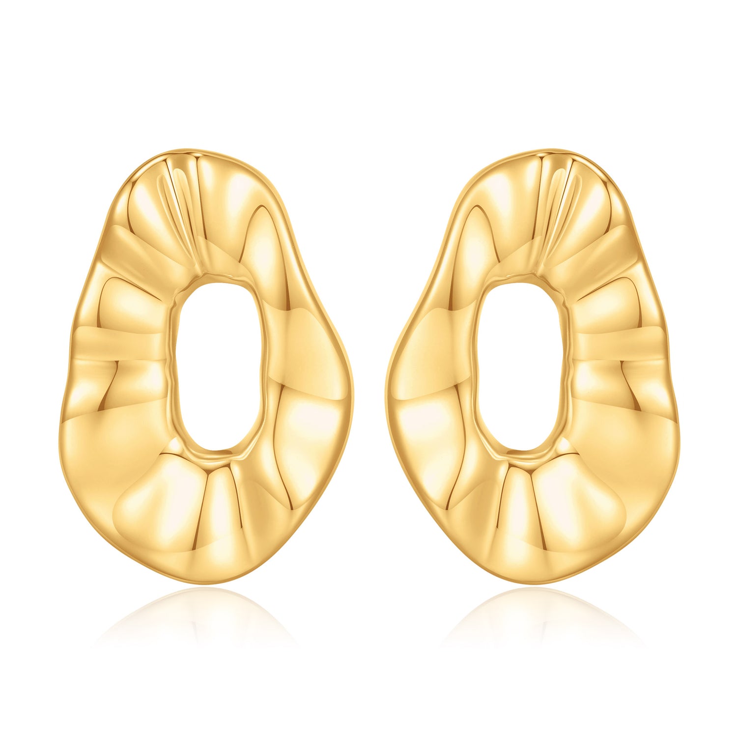 Chunky golden Earrings for Women, 14K golden Plated Earrings golden Chunky Earrings for Women Dangle Earrings Statement Earrings for Women Chunky golden Earrings Jewelry for Women Trendy Gifts