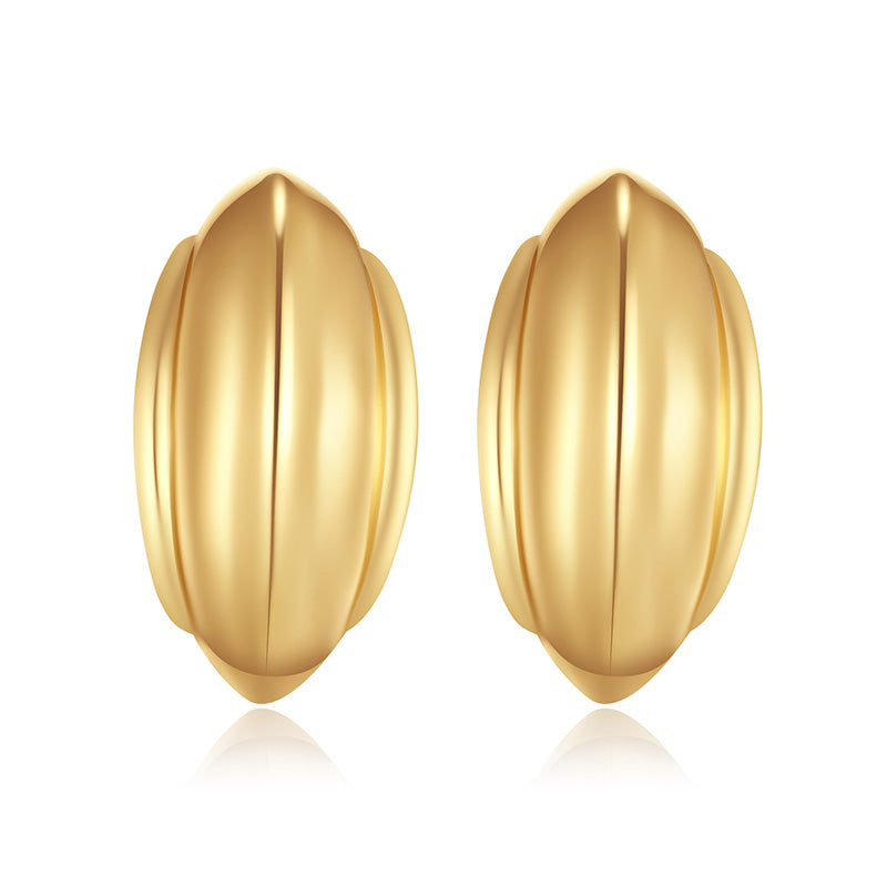 Gold Hoop Earrings for Women,14K Gold Plated Chunky Gold Hoop Earrings for Women Trendy Fashion Jewelry