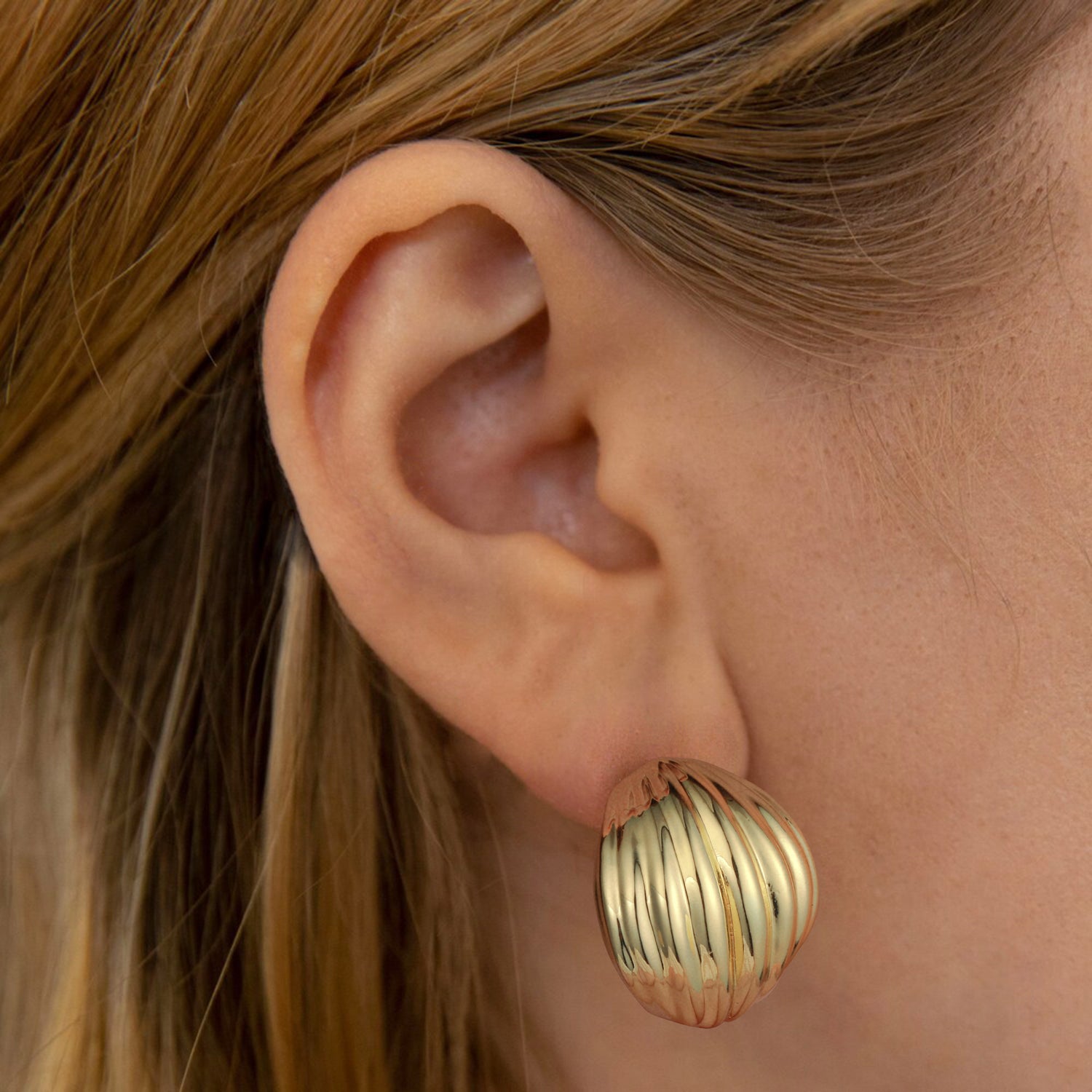 Chunky goldenen  Hoop Earrings for Women, 14k goldenen  Chunky Earrings for Women Big Large goldenen  Hoop Earrings Tarnish Free goldenen  Earrings Hypoallergenic Lightweight Thick Hoop Earrings Trendy goldenen  Hoop Earrings