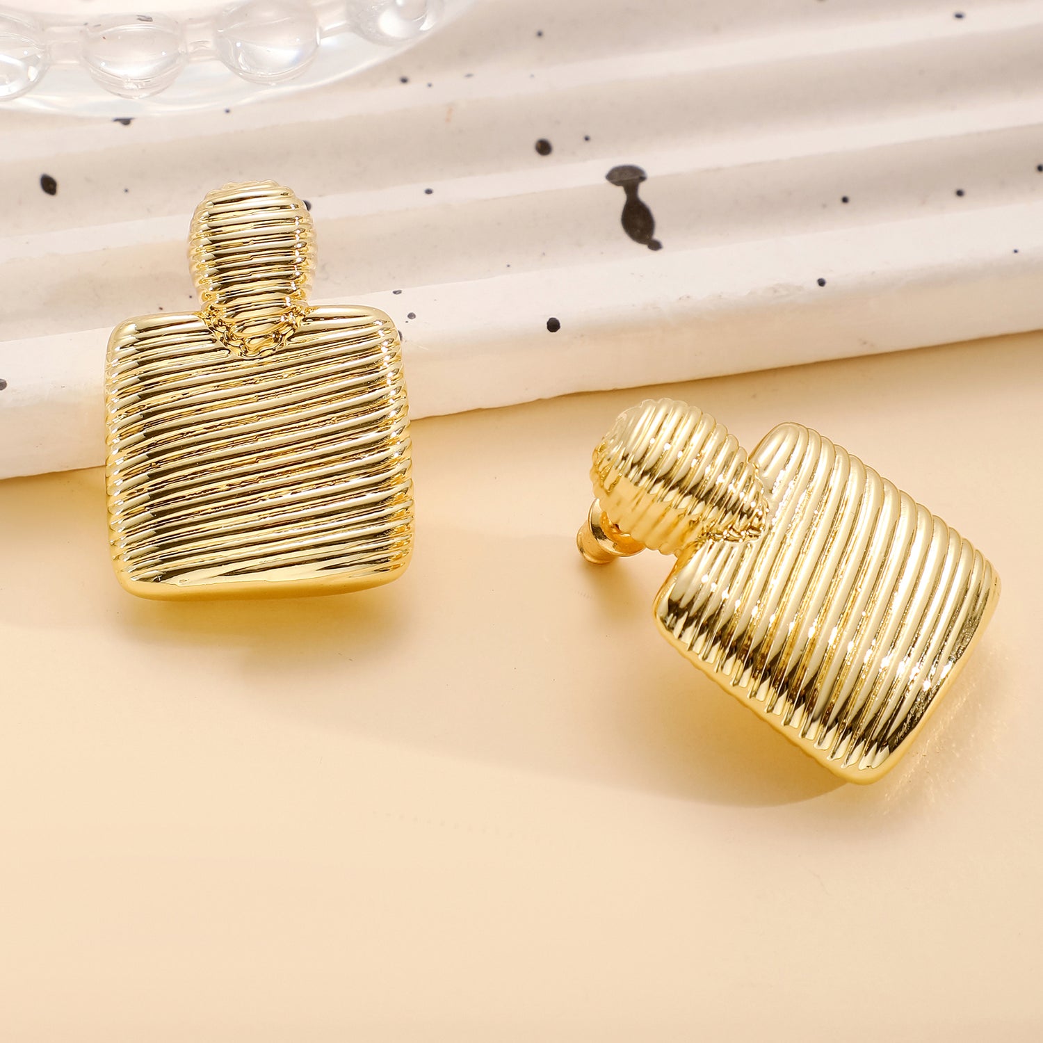 goldenen  Chunky Hoop Earrings for Women,14K goldenen  Plated Square goldenen  Chunky Earrings for Women Lightweight Statement goldenen  Earrings for Women Trendy goldenen  Jewelry for Women Gifts for Women