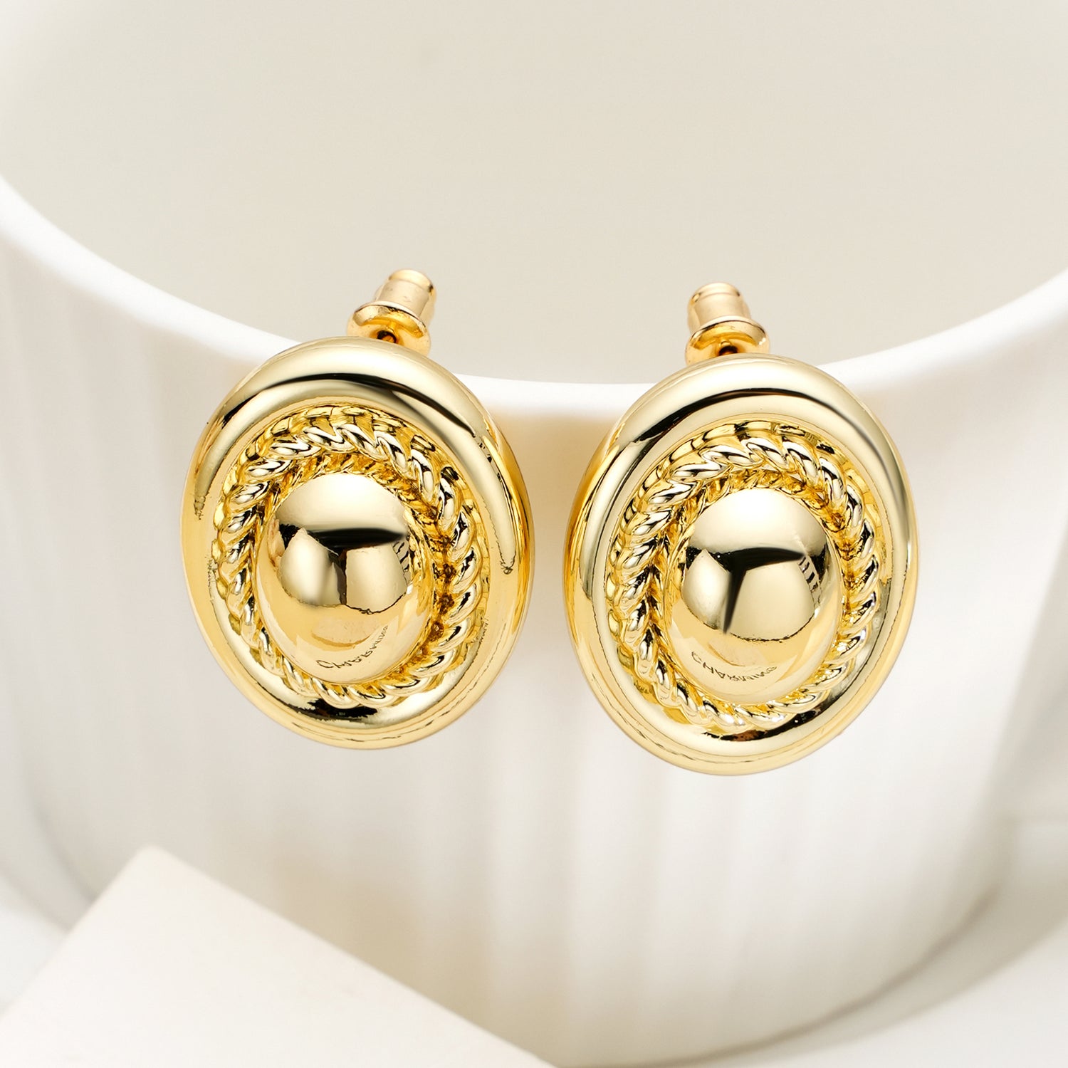 Chunky goldenen  Earrings for Women,14K goldenen  Plated goldenen  Chunky Earrings for Women Lightweight Statement goldenen  Earrings for Women Trendy goldenen  Jewelry for Women Gifts for Women