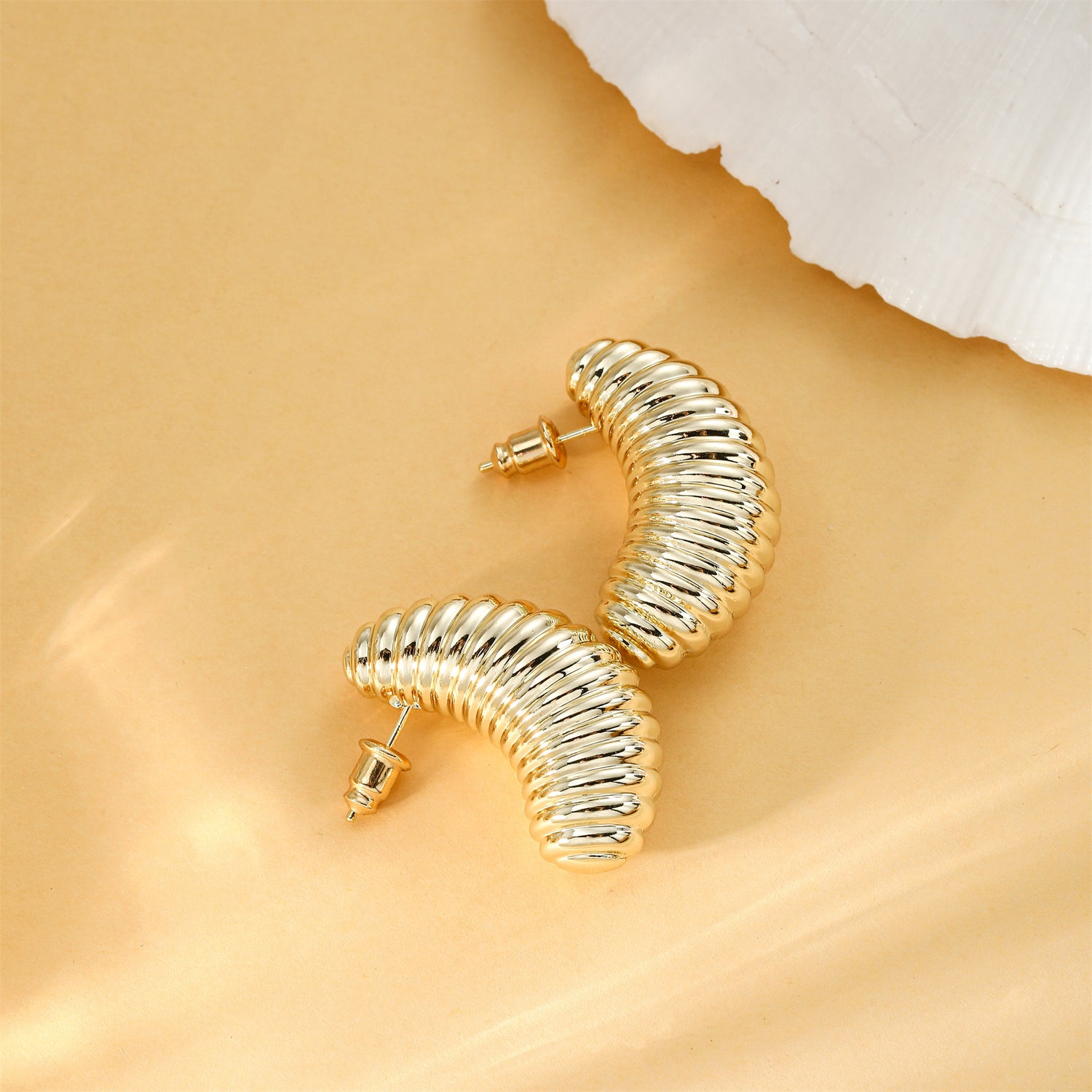 goldenen  Dangle Earrings for Women, goldenen  Striped Earrings for Women Trendy Chunky goldenen  Earrings goldenen  Statement Earrings for Women Vintage Drop Earrings Jewelry Gifts for Women