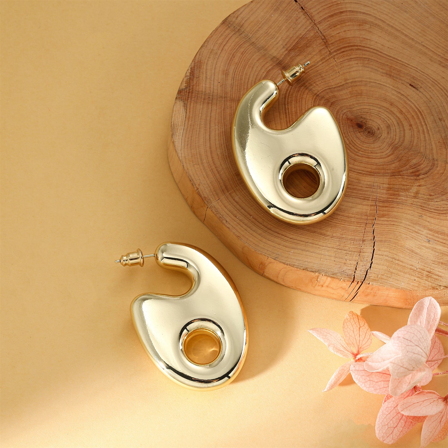 goldenen  Dangle Earrings for Women, goldenen  Hoop Earrings for Women Trendy Chunky goldenen  Earrings goldenen  Statement Earrings for Women Vintage Big Hoop Earrings Jewelry Gifts for Women