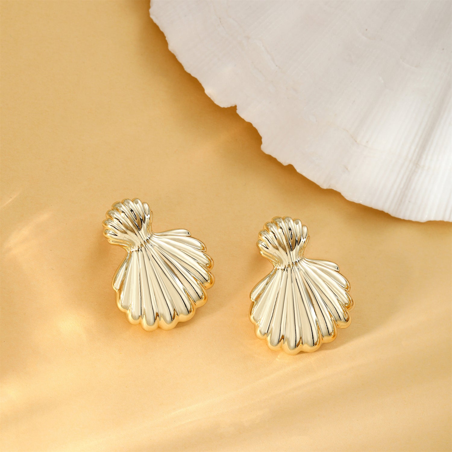 goldenen  Dangle Earrings for Women, Shell Earrings Chunky goldenen  Earrings for Women Trendy Statement Vintage goldenen  Dangle Earrings for Women Earrings Jewelry Gifts for Women Beach Jewelry