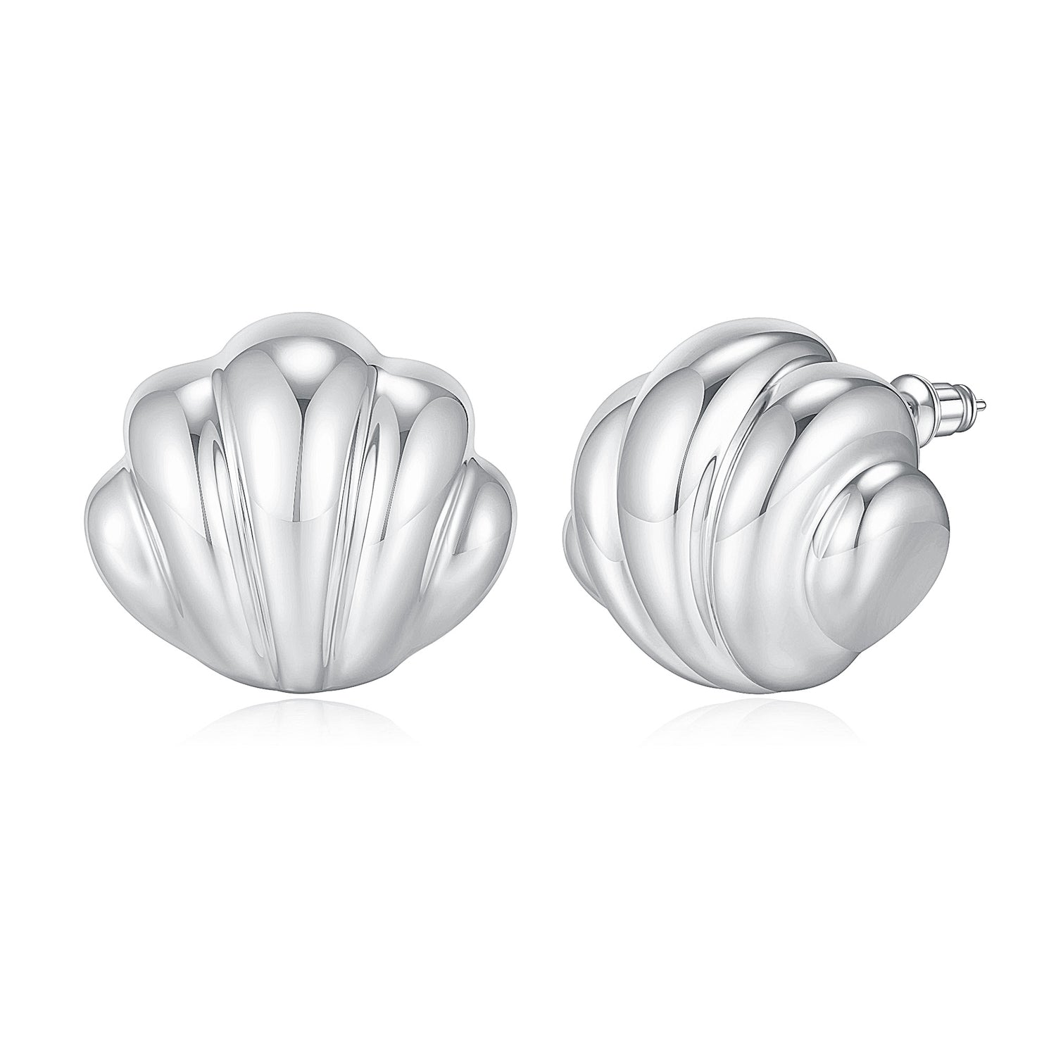 Chunky golden Earrings for Women 14k golden Plated golden Chunky Earrings for Women Hypoallergenic golden Statement Earrings Thick Stud Earrings for Women Trendy Jewelry Gift for Women