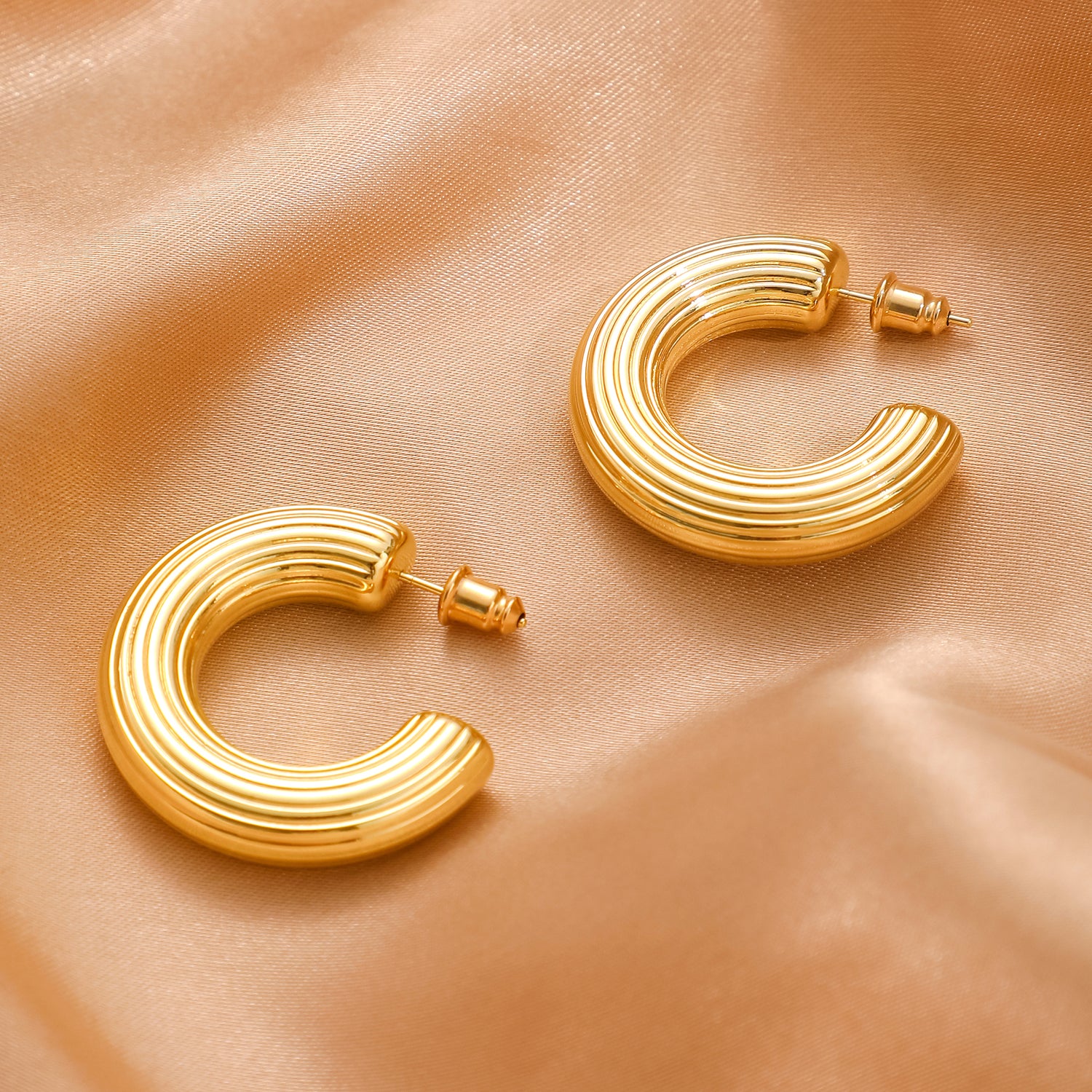 goldenen  Dangle Earrings for Women, goldenen  Hoop Earrings for Women Trendy Chunky goldenen  Earrings goldenen  Statement Earrings for Women Vintage Big Hoop Earrings Jewelry Gifts for Women