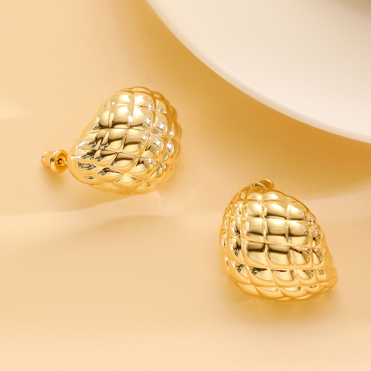 goldenen  Chunky Hoop Earrings for Women 14K goldenen  Plated Hoop Earrings Hypoallergenic Chunky goldenen  Hoop Earrings for Women Earrings Thick goldenen  Hoop Earrings for Women goldenen  Jewelry for Women