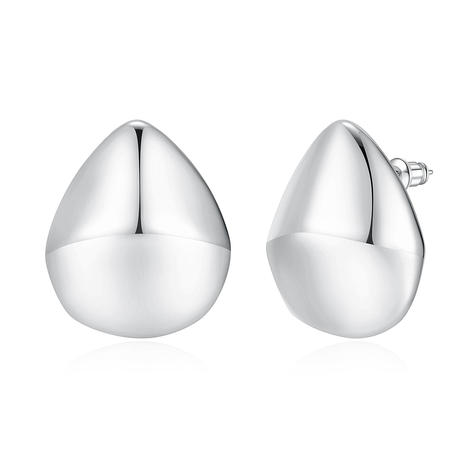 Chunky golden Earrings for Women 14k golden Plated Stud Earrings for Women Hypoallergenic golden Statement Earrings Thick golden Chunky Earrings for Women Trendy Jewelry Gift for Women