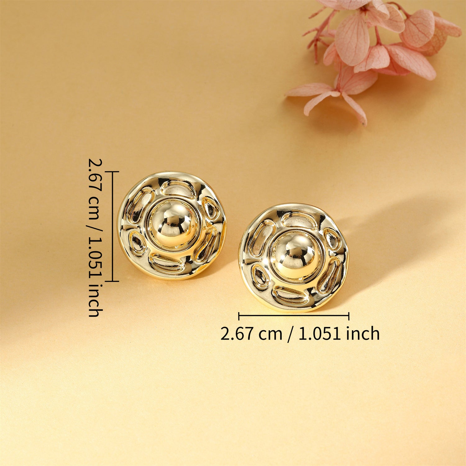 Women's Earrings Refined Thick Large Women's Irregular Earrings Women's Fashion Jewelry Holiday Gifts Mother's Day, Valentine's Day