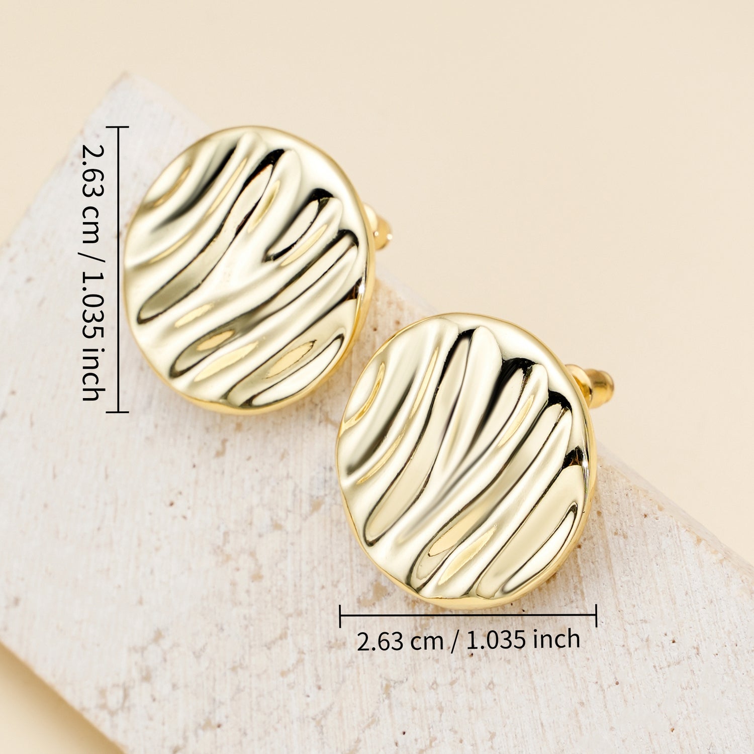 Women's Daily Versatile Earrings, New Trendy Wave Pattern Earrings, Women's Fashion Jewelry Gift, Valentine's Day, Thanksgiving Festival