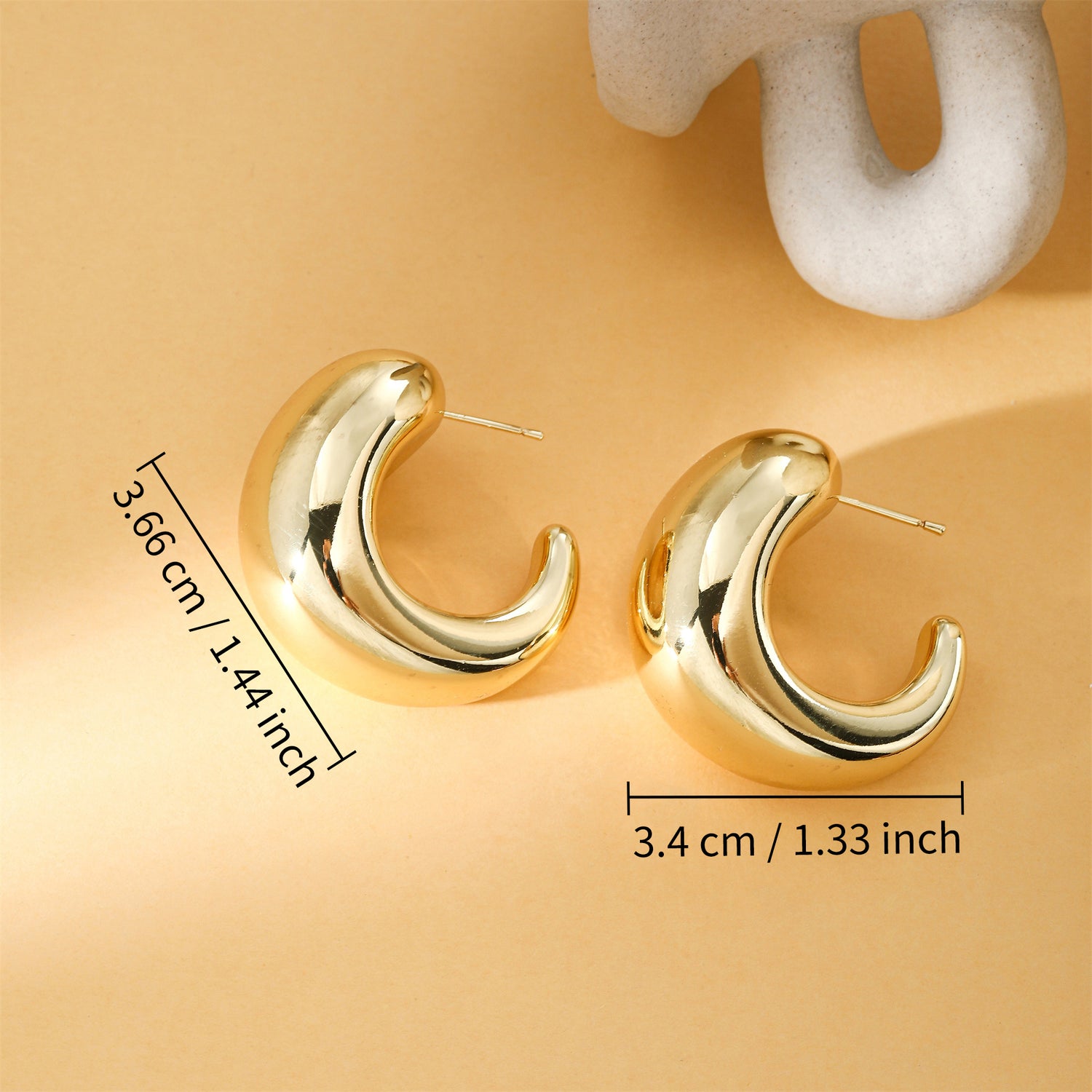 New Arrival Spherical Earrings Bestseller Women's Daily Party Earrings Women's Fashionable and Simple Valentine's Day Mother's Day and Thanksgiving Gifts