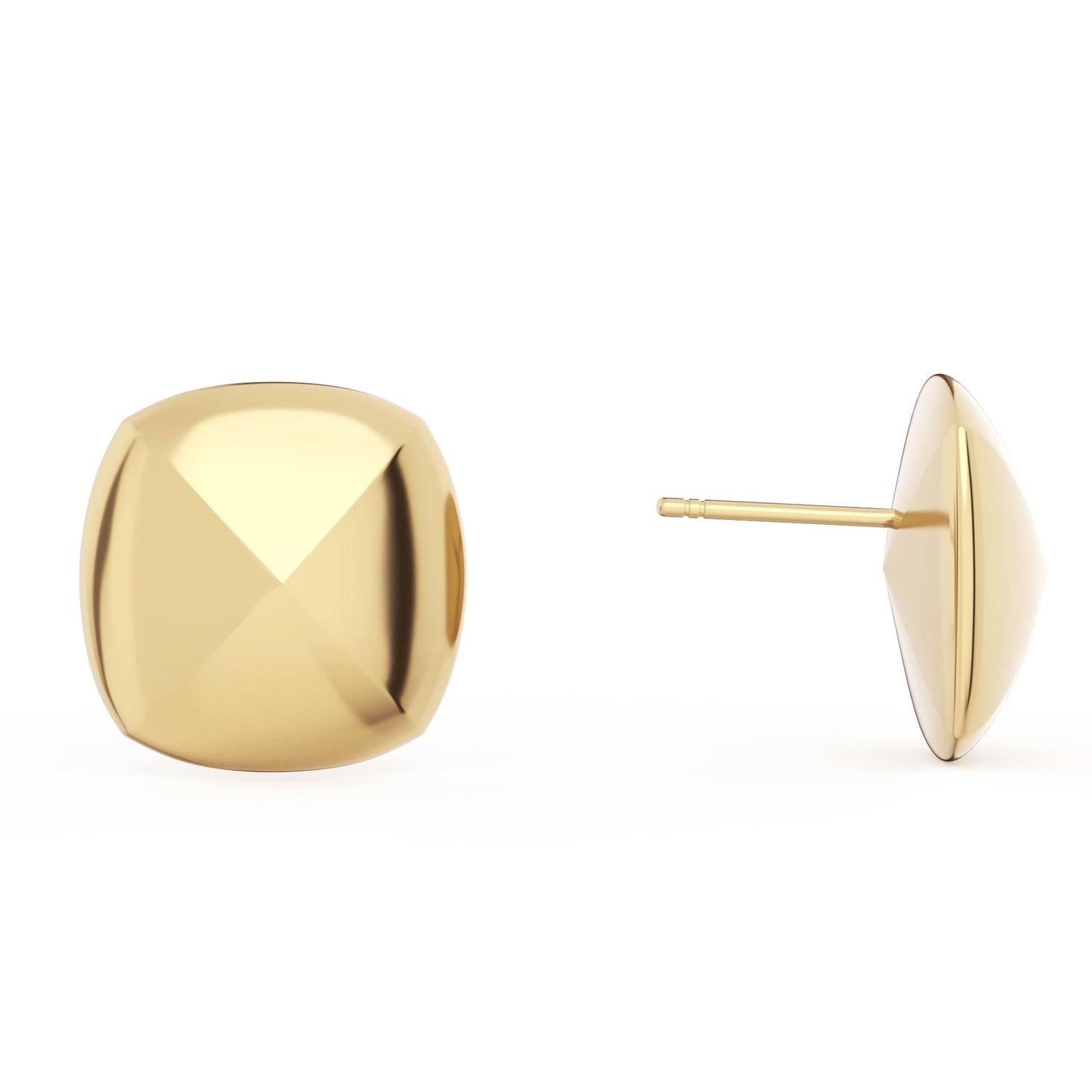 14K Gold Plated Chunky Gold Hoop Earrings