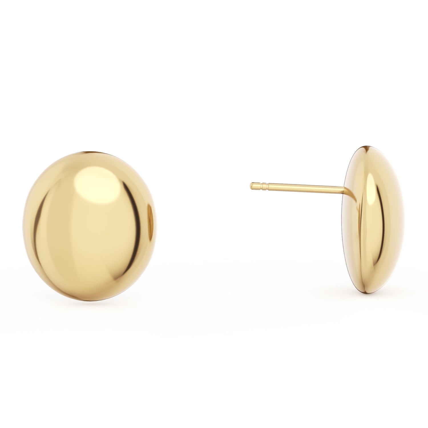 14K Gold Plated Chunky Gold Hoop Earrings